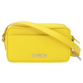 Jacquemus Le Baneto Tasche aus gelbem Leder Gelb