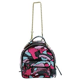 Versace Small Backpack with Sequins Other
