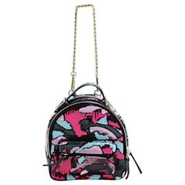 Versace-Small Backpack with Sequins-Other