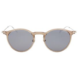Montblanc Round-Frame Injection Sunglasses Brown