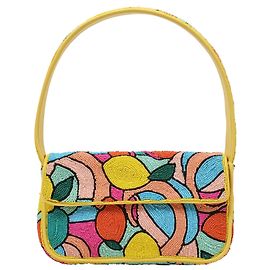 Staud Bolsa Tommy em Multi Multicor