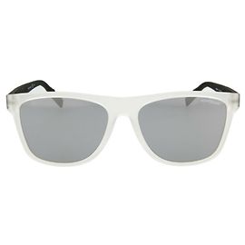Montblanc Square-Frame Injection Sunglasses White