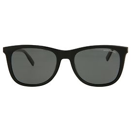 Montblanc Square-Frame Acetate Sunglasses Black