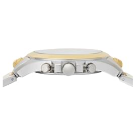 Autre Marque-Versus Versace Chrono Lion Bracelet Watch-Golden,Metallic