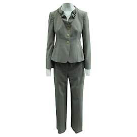 Armani-Grey Blazer and Pants Set-Grey