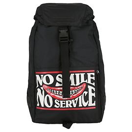 Stella Mc Cartney No Smile No Service Backpack Black