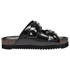 Zadig & Voltaire Sandali Alpha Vintage in Pelle Nera Nero