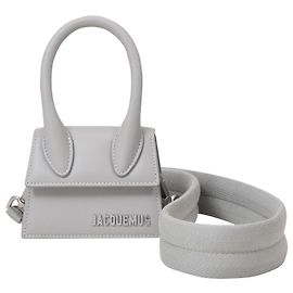 Jacquemus Le Chiquito Homme en Cuir Gris Gris