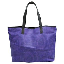 Etro Lila Druck-Einkaufstasche Lila