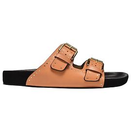 Isabel Marant Sandali Lennyo in Pelle Marrone Marrone