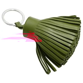 Hermès-Red Carmen Key Ring/ Bag Charm-Red