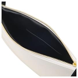 JW Anderson-The Bumper Moon in Off White Leather-Black
