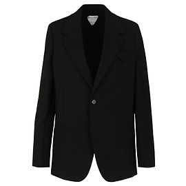 Bottega Veneta Blazer oversize con petto foderato Nero