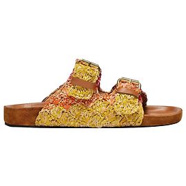Isabel Marant Sandali Lennyo in multi rafia Multicolore