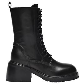 Ann Demeulemeester Heike Ankle Boots in Black Leather Black