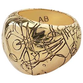 Aurelie Bidermann Anillo Rosalba de Metal Dorado Dorado Metálico