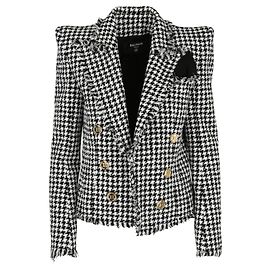Balmain Spencer Houndstooth Blazer Jacket Multiple colors