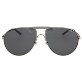 Montblanc Aviator-Style Metal Sunglasses Silvery Metallic