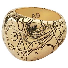 Aurelie Bidermann Anillo Rosalba de Metal Dorado Dorado Metálico