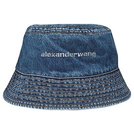Alexander Wang Cappello a secchiello in tela blu Blu