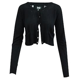 D&G-Black Cashmere Cardigan-Black