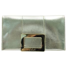 Roger Vivier Pochette metallica Argento Metallico