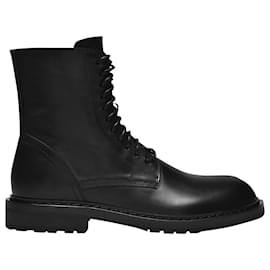 Ann Demeulemeester Danny Ankle Boots in Black Leather Black