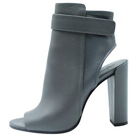 Vince Grey Open Heel Boots Grey