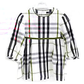 Burberry-Tops Tees-White,Red