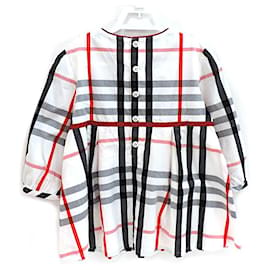 Burberry-Tops Tees-White,Red