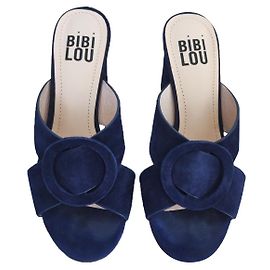 Autre Marque Mules Bleu foncé