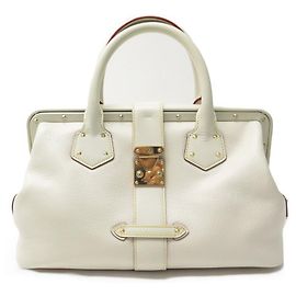 LOUIS VUITTON L INGENIOUS LEATHER SUHALI BEIGE LEATHER HANDTASCHE Beige