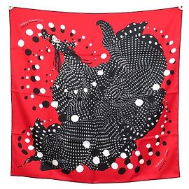 Hermès NUOVA RARA SCIARPA QUADRATA HERMES HOLA FLAMENCA RYBALTCHENKO 90 SETA SCIARPA IN SETA NUOVA Rosso