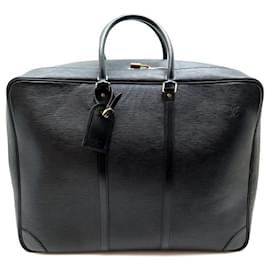 Louis Vuitton-LOUIS VUITTON SIRIUS HAND TRAVEL BAG 50 BLACK EPI LEATHER LUGGAGE SUITCASE-Black