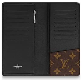 Louis Vuitton-LV Brazza carteira macassar-Marrom