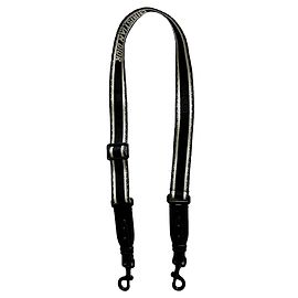 Dior Collection Embroidered Shoulder Strap 2022 Black Eggshell