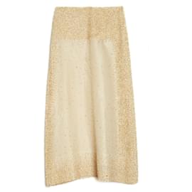 Céline-MAXI BEIGE SILK AND STONES FR40-Beige