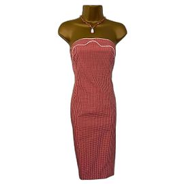 Karen Millen Kleider Weiß Rot