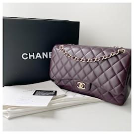 Chanel-Handbags-Dark purple