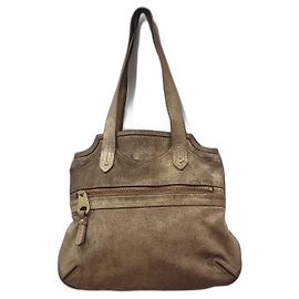 Bolsa hobo dourada Marc Jacobs. Bege Dourado
