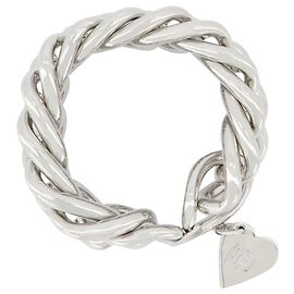 Paco Rabanne Herzarmband in Silber Silber Metallisch