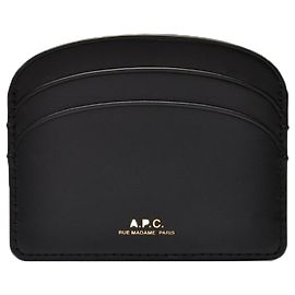 Apc Porte-Carte Demi-Lune - A.P.C. - Cuir noir Noir