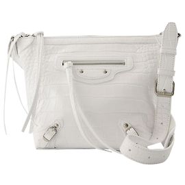 Balenciaga Neo Clássico Hobo X 9001 Bolsas e bolsas brancas ópticas Branco