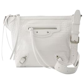 Balenciaga-Neoclassico Hobo Xs 9001 Borse e portamonete in bianco ottico-Bianco