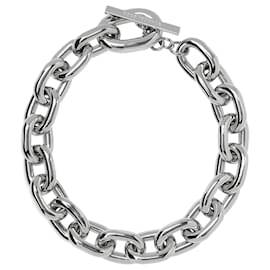 Paco Rabanne-Xl Link Necklace in Silver Brass-Silvery,Metallic