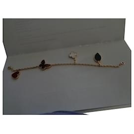 Van Cleef & Arpels Glückliche Alhambra Braun Mehrfarben  Grün