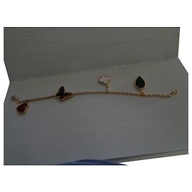 Van Cleef & Arpels Sorte Alhambra Marrom Multicor Verde