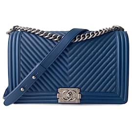 Chanel-Bolsos de mano-Azul marino