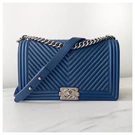 Chanel-Bolsas-Azul marinho