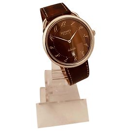 Hermès arco TGM Marrón oscuro